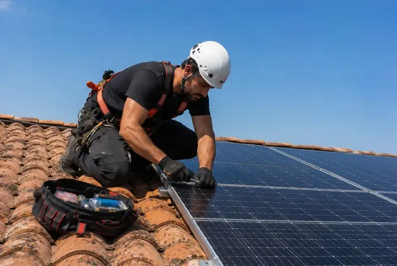 Maintenance et monitoring de panneaux solaires à Saint-Dionisy