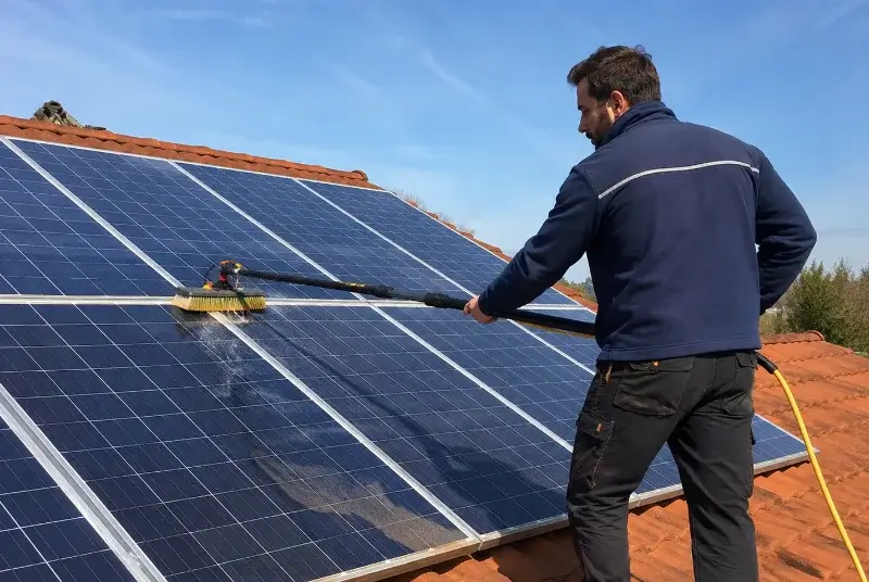 Nettoyage et entretien de panneaux solaires à Saint-Dionisy